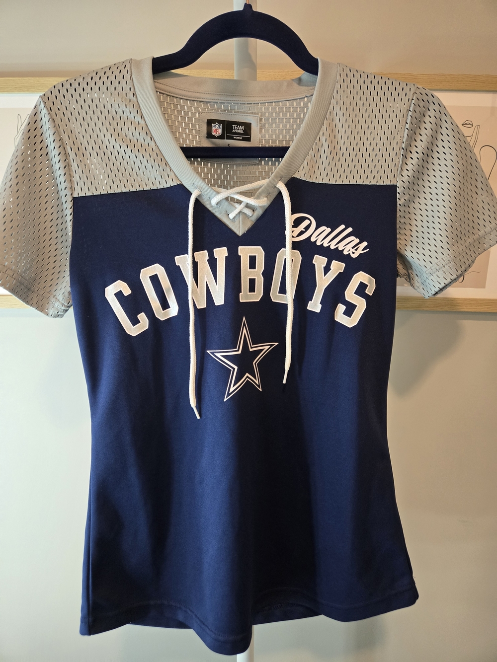 NFL Dallas Cowboys Navy & Gray Lace-Up